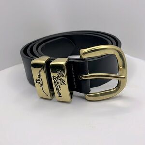 RM Williams brown leather belt, sz 44/112